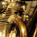 Berliner Motorradtage 26. - 28. März 2010: Das Messepublikum bestaunte  Neumaschinen und sorgsam aufgebaute Oldies, unter anderem von  Aprilia, Benelli, Bimota, BMW, Ducati, Moto Guzzi, Royal Enfield, Suzuki,  Triumph und Ural.